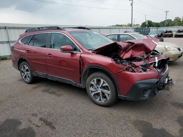 4S4BTANC7N3195444 - 2022 SUBARU OUTBACK LIMITED BURGUNDY photo 4