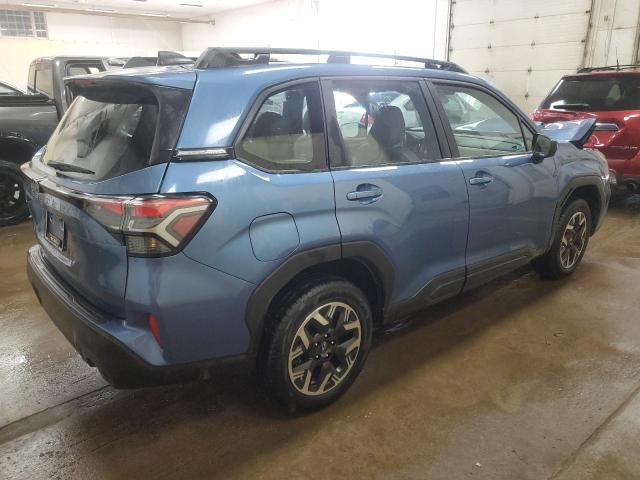 JF2SLDACXSH500432 - 2025 SUBARU FORESTER BLUE photo 3