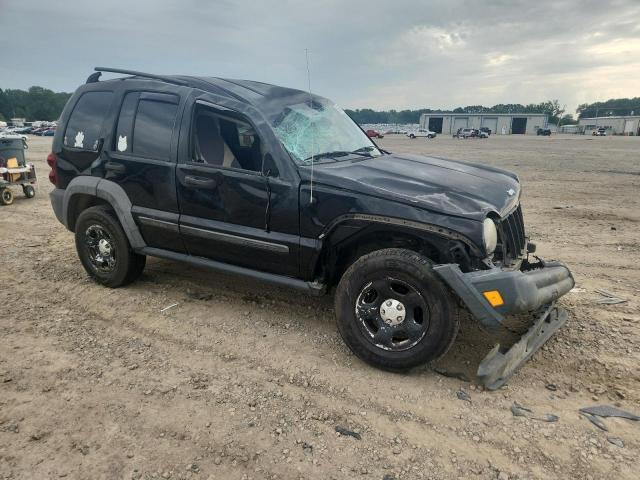 1J4GL48K77W522211 - 2007 JEEP LIBERTY SPORT 黑色 照片 4