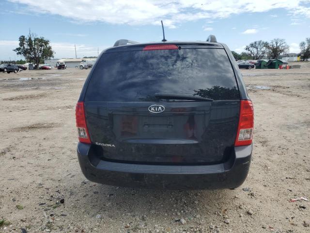 KNDMG4C72C6453549 - 2012 KIA SEDONA LX BLACK photo 6