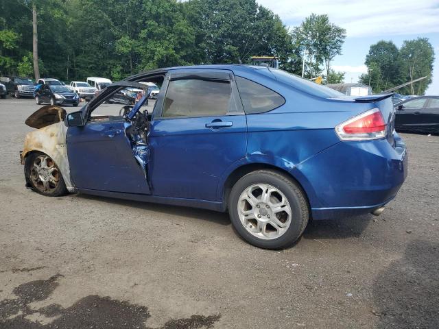 1FAHP35N08W265603 - 2008 FORD FOCUS SE BLUE photo 2