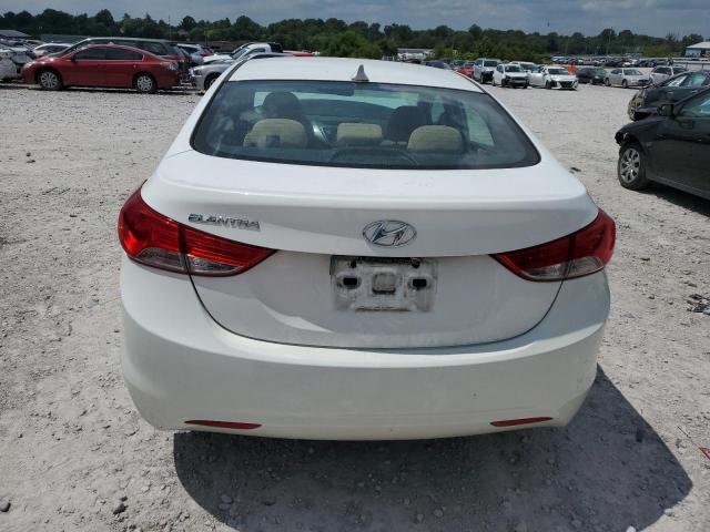 5NPDH4AE5DH329006 - 2013 HYUNDAI ELANTRA GLS WHITE photo 6