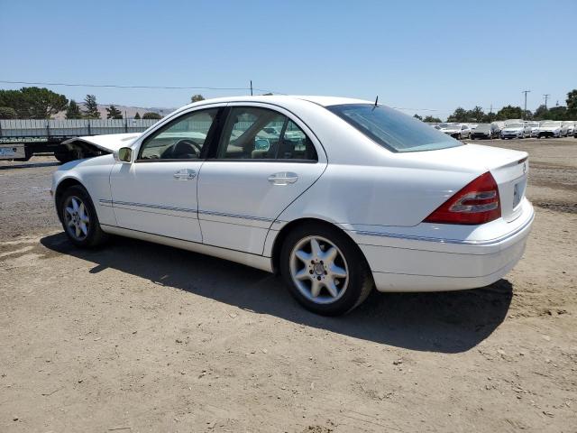 WDBRF61J32F283783 - 2002 MERCEDES-BENZ C 240 Ақ фото 2
