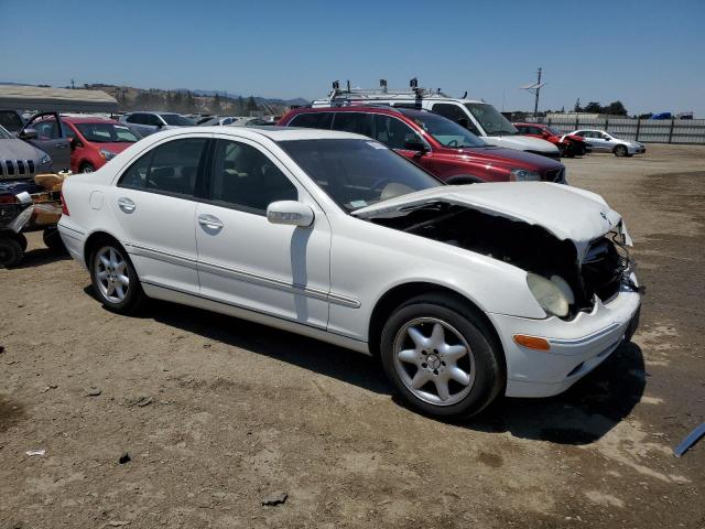 WDBRF61J32F283783 - 2002 MERCEDES-BENZ C 240 Ақ фото 4