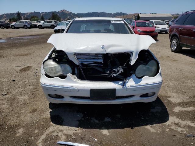 WDBRF61J32F283783 - 2002 MERCEDES-BENZ C 240 Ақ фото 5