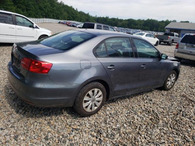 3VW2K7AJ1DM270759 - 2013 VOLKSWAGEN JETTA BASE GRAY photo 3