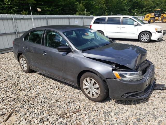 3VW2K7AJ1DM270759 - 2013 VOLKSWAGEN JETTA BASE GRAY photo 4