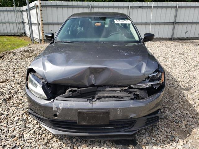 3VW2K7AJ1DM270759 - 2013 VOLKSWAGEN JETTA BASE GRAY photo 5