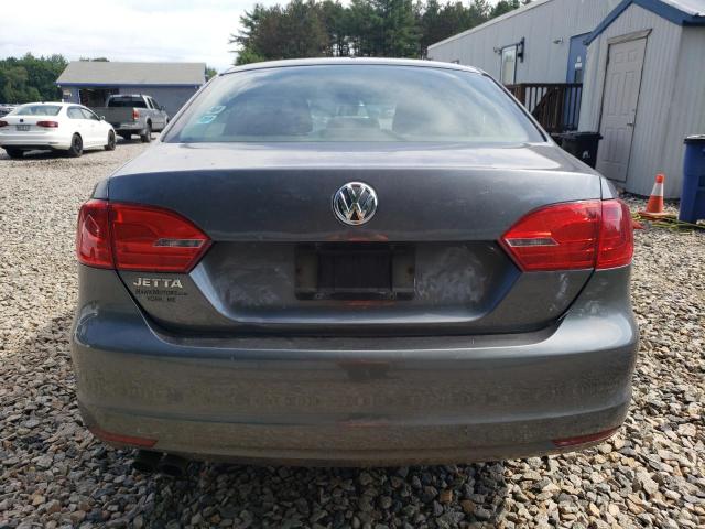 3VW2K7AJ1DM270759 - 2013 VOLKSWAGEN JETTA BASE GRAY photo 6