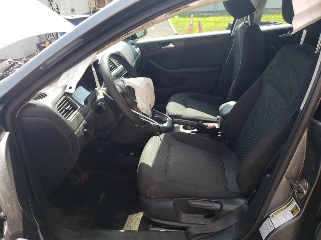 3VW2K7AJ1DM270759 - 2013 VOLKSWAGEN JETTA BASE GRAY photo 7