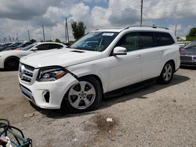 4JGDF6EE1KB224310 - 2019 MERCEDES-BENZ GLS 450 4MATIC WHITE photo 1