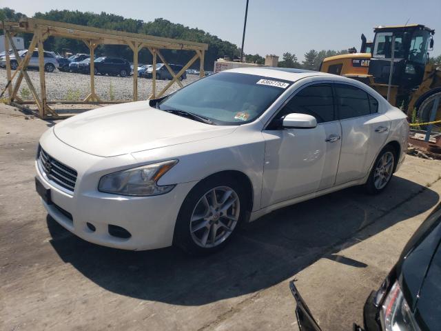 1N4AA51E09C858711 - 2009 NISSAN MAXIMA S WHITE photo 1