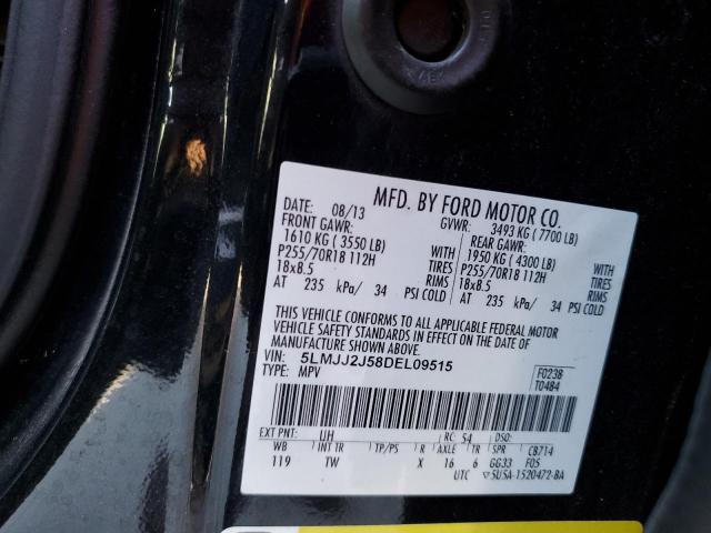 5LMJJ2J58DEL09515 - 2013 LINCOLN NAVIGATOR 黑色 照片 13