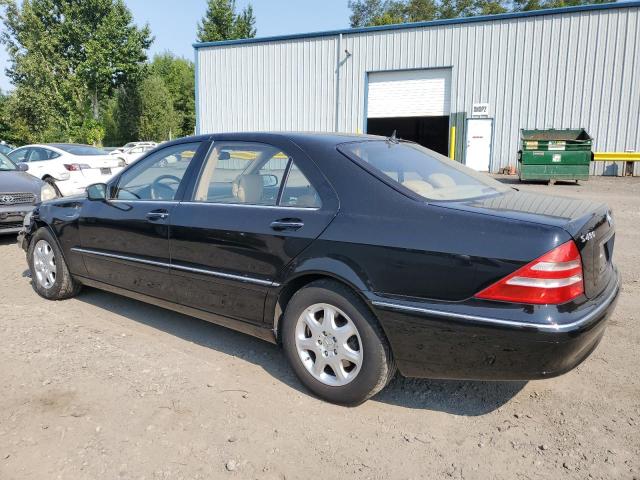 WDBNG70J02A259358 - 2002 MERCEDES-BENZ S 430 BLACK photo 2