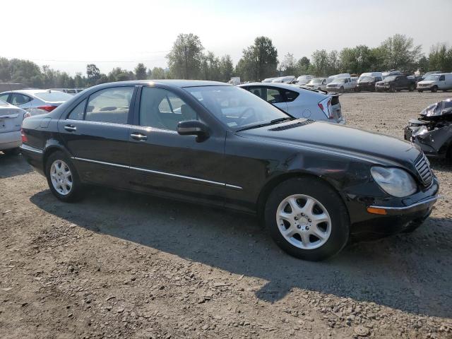 WDBNG70J02A259358 - 2002 MERCEDES-BENZ S 430 BLACK photo 4