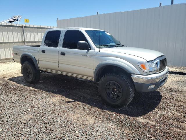 5TEGN92N62Z022312 - 2002 TOYOTA TACOMA DOUBLE CAB PRERUNNER SILVER photo 4