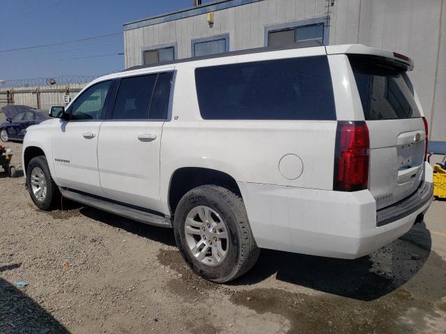 1GNSCJKC4FR611285 - 2015 CHEVROLET SUBURBAN C1500 LT WHITE photo 2