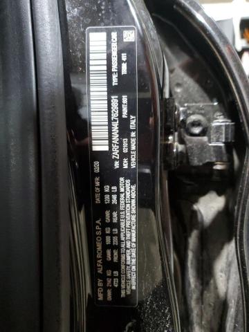 ZARFANAN4L7629891 - 2020 ALFA ROMEO GIULIA 黑色 照片 13