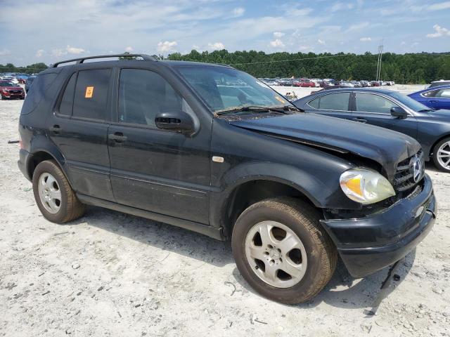 4JGAB57EX4A505231 - 2004 MERCEDES-BENZ ML 350 Қара фото 4