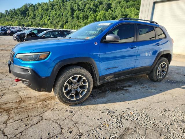 1C4PJMBX9MD200838 - 2021 JEEP CHEROKEE TRAILHAWK BLUE photo 1