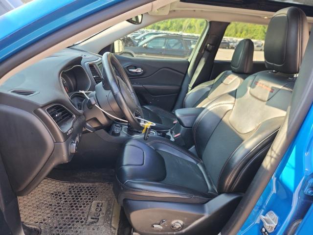 1C4PJMBX9MD200838 - 2021 JEEP CHEROKEE TRAILHAWK BLUE photo 7