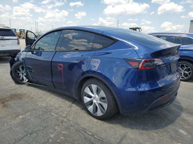 7SAYGDEE1NF427743 - 2022 TESLA MODEL Y BLUE photo 2