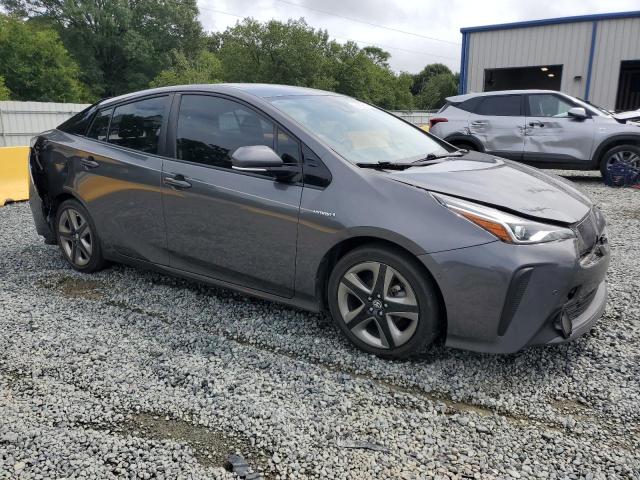 JTDKARFU8L3107773 - 2020 TOYOTA PRIUS L GRAY photo 4