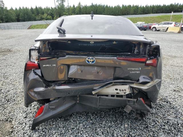 JTDKARFU8L3107773 - 2020 TOYOTA PRIUS L GRAY photo 6