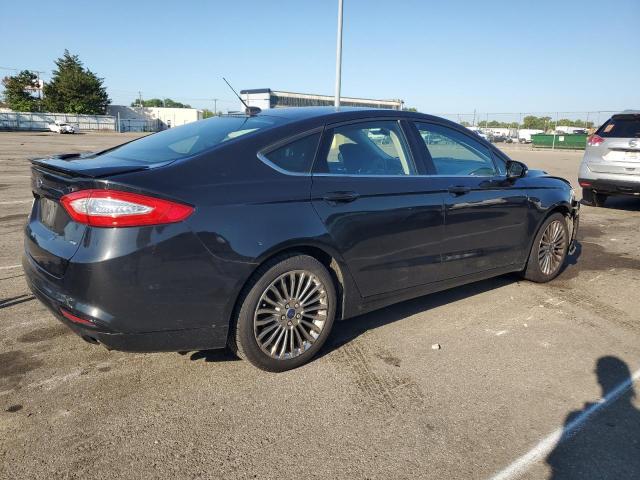 3FA6P0H7XER385362 - 2014 FORD FUSION SE BLACK photo 3