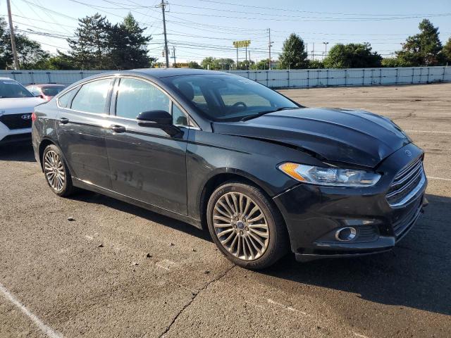 3FA6P0H7XER385362 - 2014 FORD FUSION SE BLACK photo 4