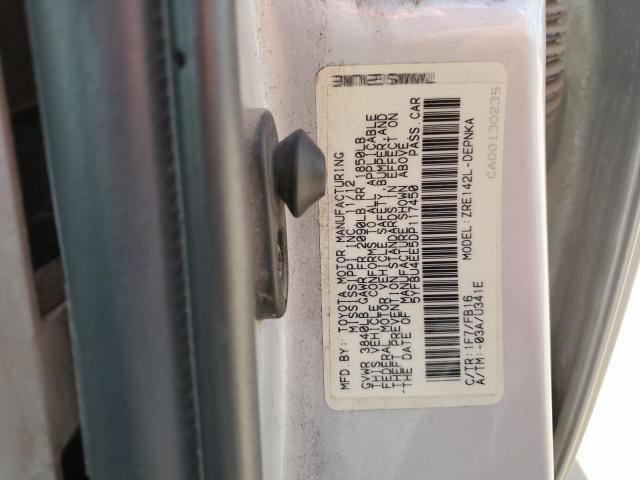 5YFBU4EE5DP117450 - 2013 TOYOTA COROLLA BASE Gümüş foto 13