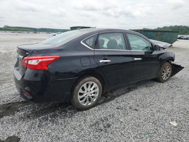 3N1AB7APXJY346361 - 2018 NISSAN SENTRA S BLACK photo 3
