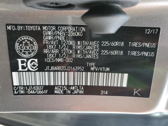 JTJBARBZ0J2163952 - 2018 LEXUS NX 300 BASE Boz foto 14