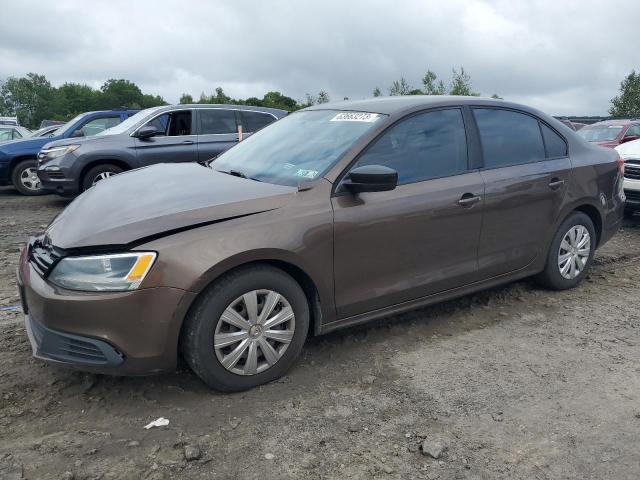 3VW2K7AJ4BM076241 - 2011 VOLKSWAGEN JETTA BASE 棕色 照片 1