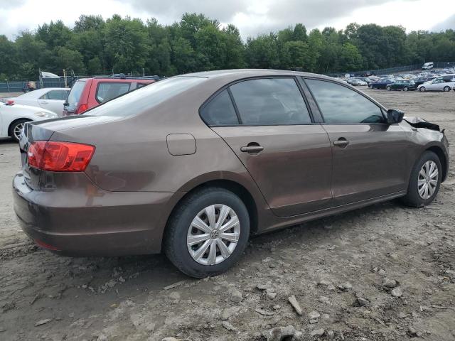 3VW2K7AJ4BM076241 - 2011 VOLKSWAGEN JETTA BASE 棕色 照片 3