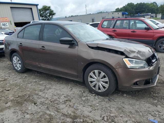 3VW2K7AJ4BM076241 - 2011 VOLKSWAGEN JETTA BASE 棕色 照片 4