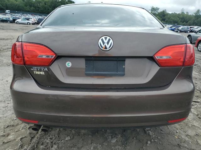 3VW2K7AJ4BM076241 - 2011 VOLKSWAGEN JETTA BASE 棕色 照片 6