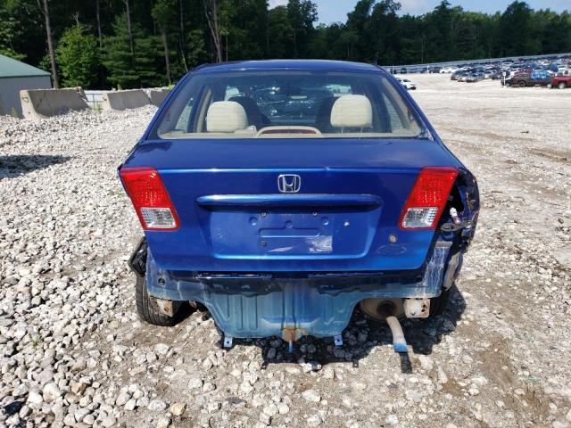 1HGES16384L015469 - 2004 HONDA CIVIC DX VP Blau Foto 6