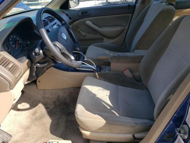 1HGES16384L015469 - 2004 HONDA CIVIC DX VP Blau Foto 7