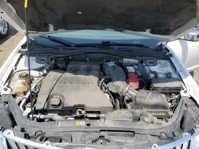 3LNHL2JC1CR830713 - 2012 LINCOLN MKZ WHITE photo 11