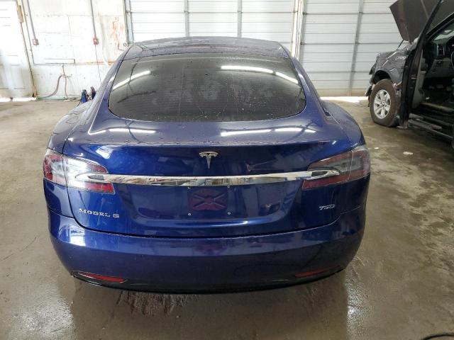 5YJSA1E24GF146824 - 2016 TESLA MODEL S BLUE photo 6