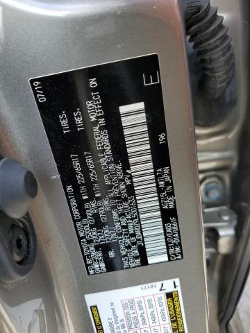 JTJDARDZ9L5001633 - 2020 LEXUS NX 300 SILVER photo 13