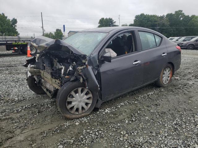 3N1CN7AP6FL815434 - 2015 NISSAN VERSA S GRAY photo 1