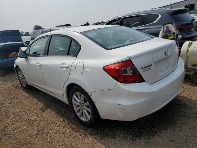 2HGFB2F89CH521877 - 2012 HONDA CIVIC EX WHITE photo 2