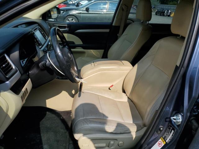 5TDJKRFH3FS142638 - 2015 TOYOTA HIGHLANDER XLE 蓝色 照片 7