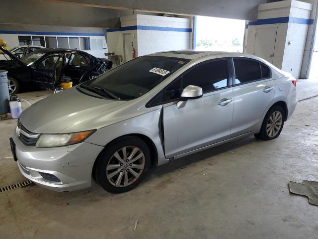 19XFB2F91CE073203 - 2012 HONDA CIVIC EXL SILVER photo 1