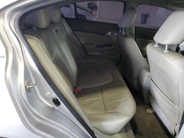 19XFB2F91CE073203 - 2012 HONDA CIVIC EXL SILVER photo 10