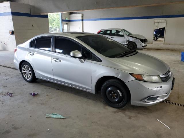 19XFB2F91CE073203 - 2012 HONDA CIVIC EXL SILVER photo 4