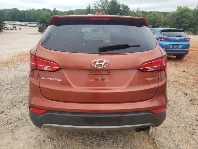 5XYZT3LB1FG282570 - 2015 HYUNDAI SANTA FE S ORANGE photo 6