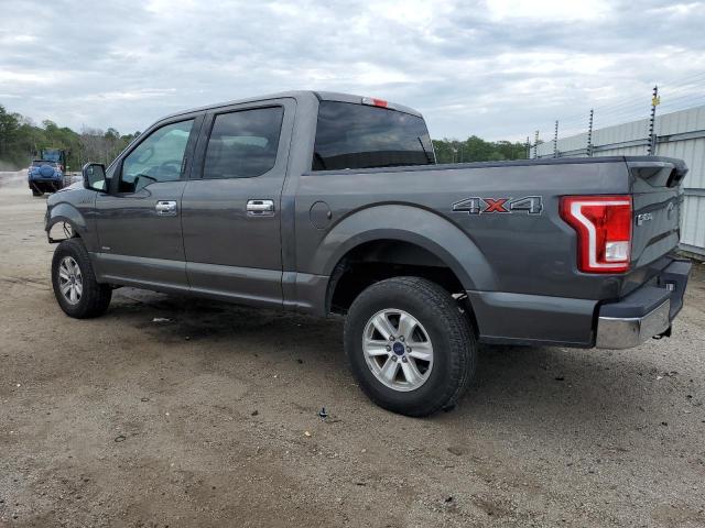 1FTEW1EG6HKD60986 - 2017 FORD F150 SUPERCREW GRAY photo 2